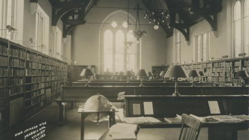 Williams Memorial Reading Room and Library, Trinity College.