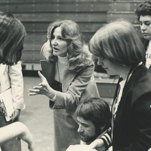 Coach Robin Sheppard speaks to her players